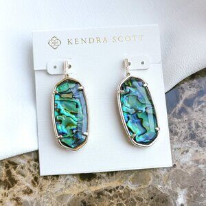Kendra Scott | Gold Faceted Elle Abalone Drop Earrings